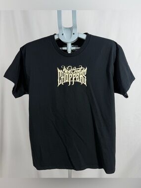 Vintage West Coast Choppers T Shirt Large Black Jesse James Biker Motorcycle
